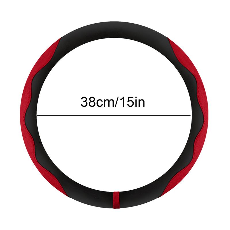 Steering Wheel Covers For Cars Decorative Car Wheel Cover Steering Wraps Absorb Sweat Comfortable Grip Breathable Fits Truck Car