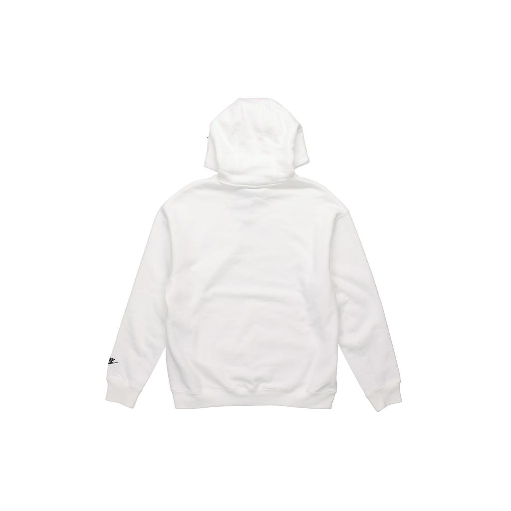 Nike Sportswear Fleece Pullover Hoodie With Drawstring Men Tops White CI9407-100