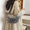 Neue Retro Schlangenmuster Brusttasche Mode Damen Hüfttasche Luxus Bauchtasche Damen Lässige Einkaufs-Umhängetasche Geldbörse