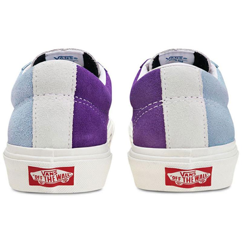 Vans Sid Dx Retro Low Tops Casual Skateboarding Shoes Unisex Blue Vans VN0A4BTXXIC