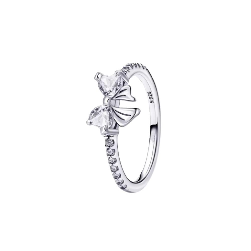New 925 Silver Plant Bee Flower Women's Ring Suitable for Wedding Parties Wear DIY High Quality Jewelry Gifts