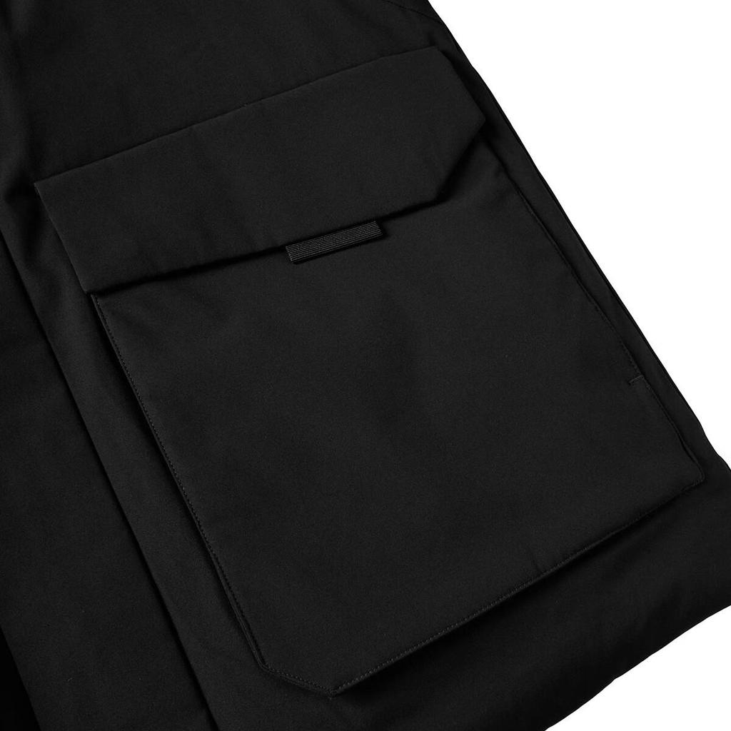 adidas Parka Negra de Invierno Chaqueta de Plumas Commuter de Negocios 600 Fill Power Chaqueta de Plumas Casual con Capucha para Hombre