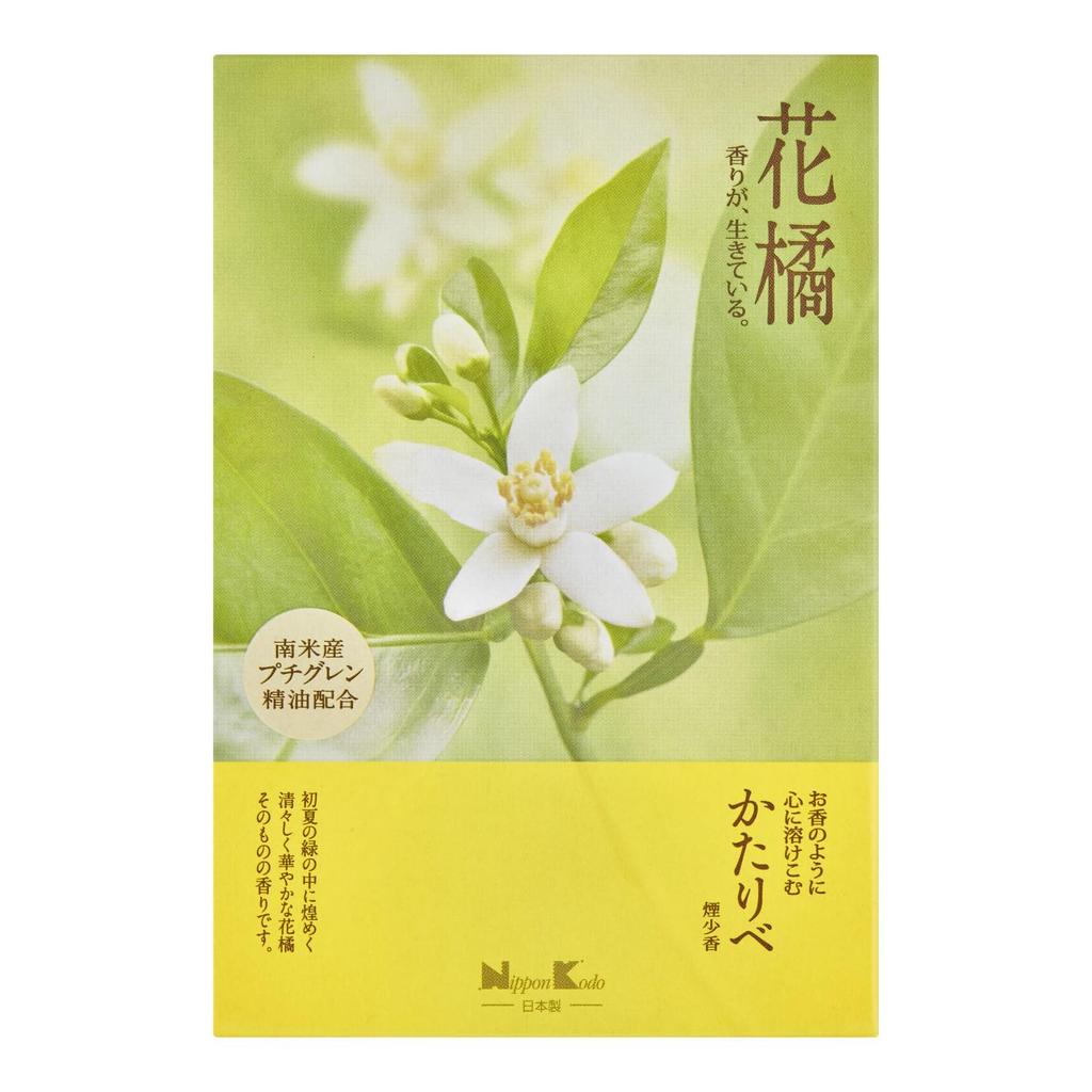 Kataribe Hanatachibana Large Capacity 200g Incense Stick Nippon Kodo Low Smoke Approx.