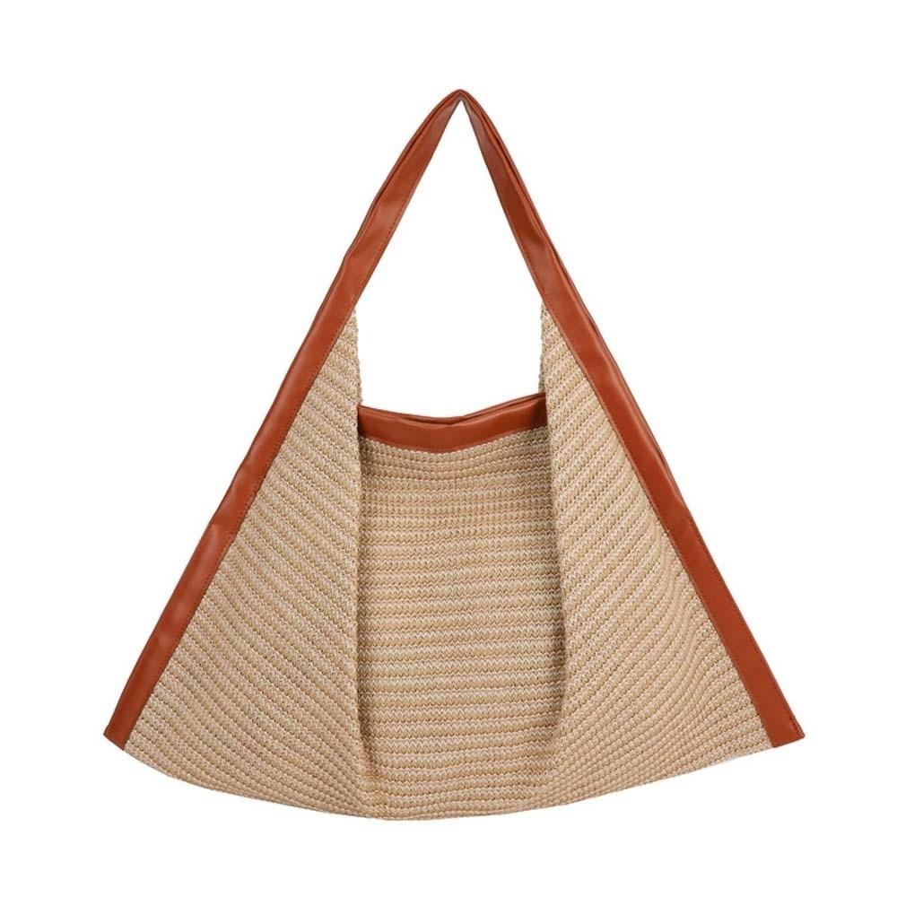 Lightweight Leopard Print Tote Bag Retro Personalized Design Handbag  Daily бежевый