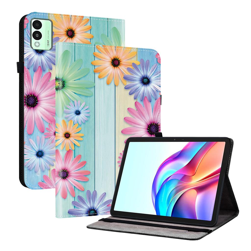 Pouzdro z PU kůže pro tablet Tecno Megapad 11 - 11 stylů! Odolný, se 2 sloty na stojánek, držákem na pero a sloty na karty, flexibilní zadní kryt z TPU