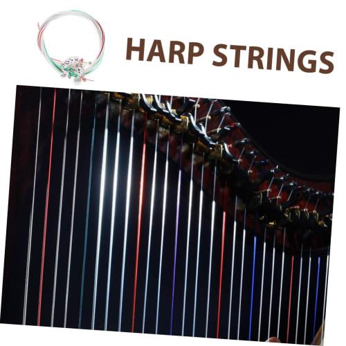Ifundom Harp String Set, 15 Nylon Strings for Lyre Harp, for Boys, Girls, Adults, and Beginners, Rich Sound and Comfortable Handling