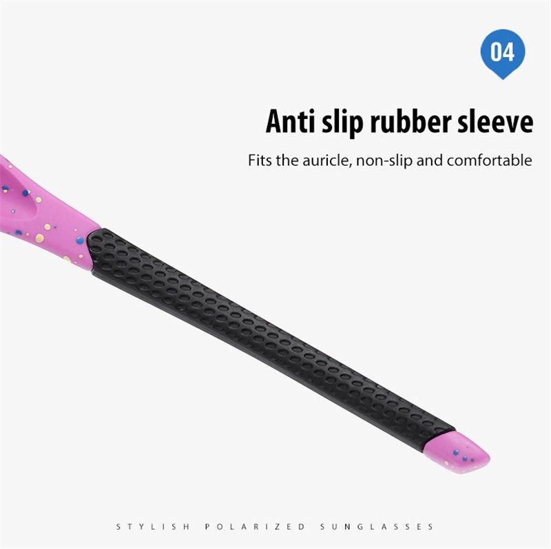 AORON Fashion Cycling Polarized Sunglasses Big Frame Windproof Skiing Glasses for Men Women Anti Glare Sport Fishing Goggles