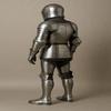 Tragbarer Mittelalterlicher Ritter Rüstungsanzug 22 Gauge Stahl, Cosplay LARP