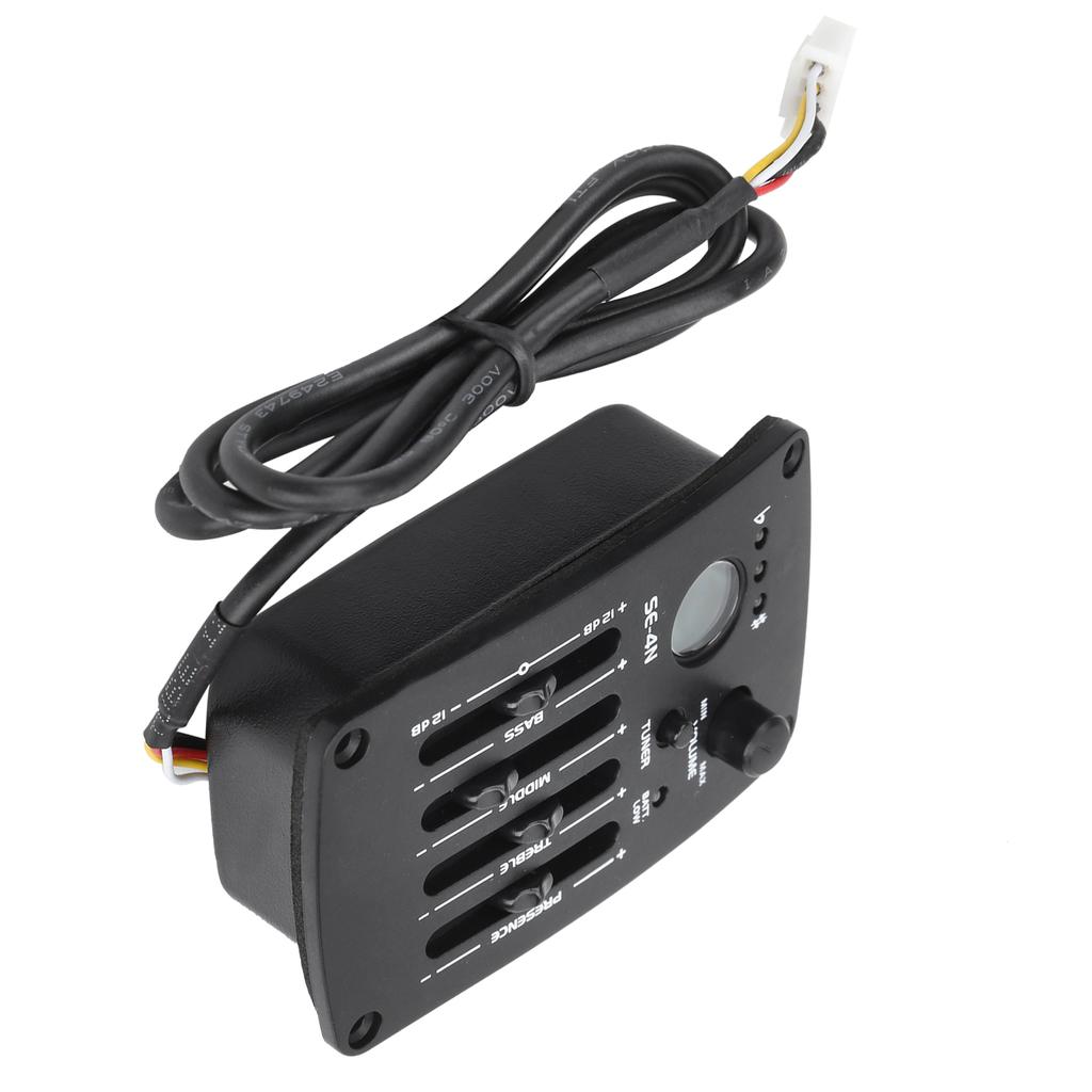 EQ Equalizer Pickup Acoustic Guitar 4 Band Preamp Musical Instrument Accessories SE‑4N