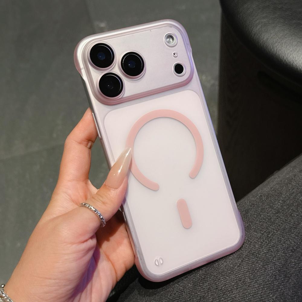 Slim Matte Magnetic For Magsafe Case for iPhone 17 Air 17 16 15 14 13 12 11 Pro Max Plus Frameless Wireless Charging Skin Cover