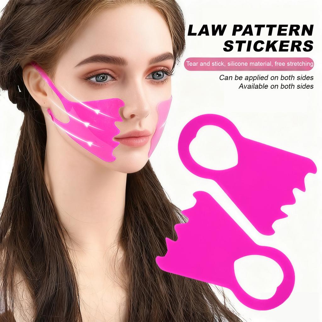 Facial Lift Tape Silicone Ear Hook Wrinkle Smoother Anti Aging Skin Tightening Patches for Women