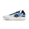 Li Ning All City 12 Амортизирующие Скользкие Устойчивые к истиранию Дышащие Низкие Баскетбольные Кроссовки Мужские Синие ABAU023-4