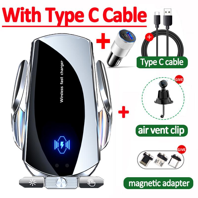 Быстрое автомобильное беспроводное зарядное устройство 300 Вт для Samsung Galaxy Note 20 — фото 27