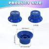 uxcell Guitar Control Metric Top Hat Bell for Electric Guitars and Split Shaft Set x Tone x Knobs, Knobs, Basses, Pots, 3-Piece (Volume 1, 2),