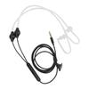 Air Tube Earphone Earbuds Wired Headphones W HandFree Microphone for Samsung 3.5mm Jack(Noir )