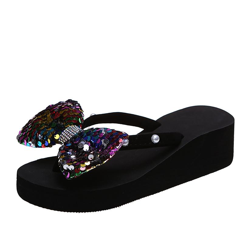 Fashion Women Slippers Summer Platform Wedges Sandals Slides Women Beach Home Shoes Fashion Memory Foam Slippers Zapatos De Mujer