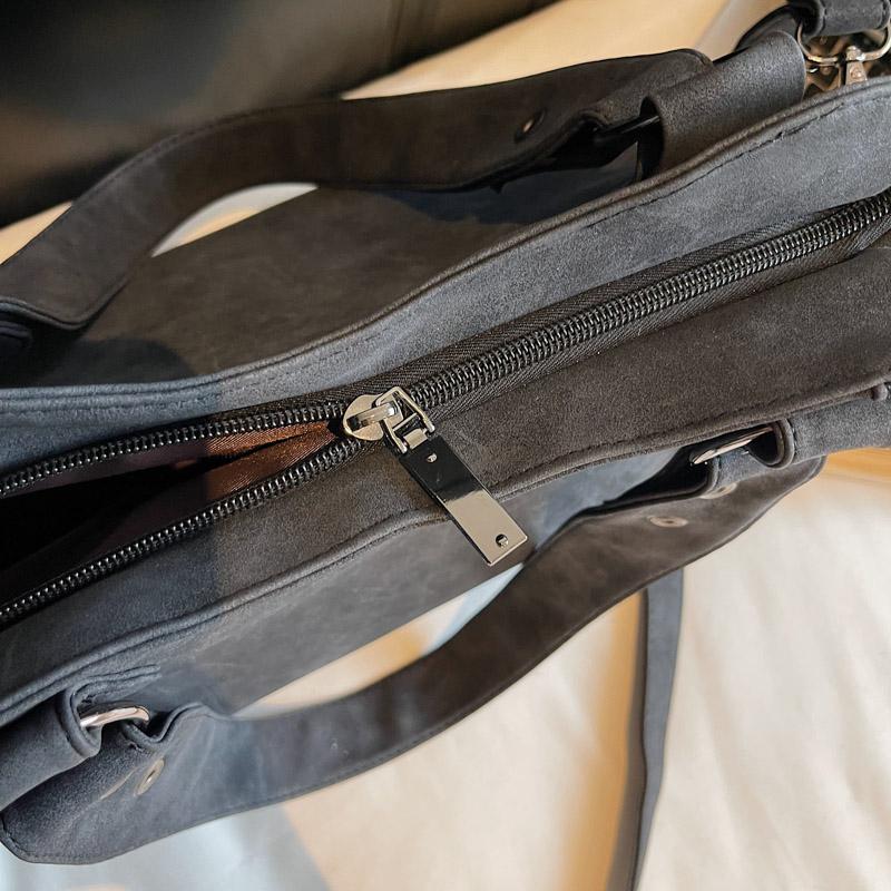 Ladies' Soft Leather Handbag, Multi-pocket Shoulder and Crossbody Bag, Fashionable Large-capacity Daily Handbag