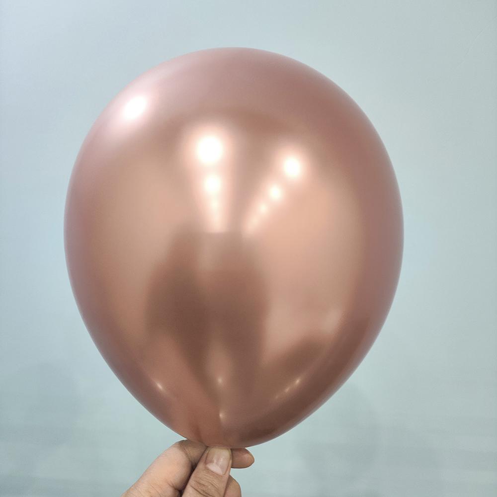 5-18inch Metal Chrome Balloon Happy Birthday Wedding Valentines Day Anniversary Celebration Party Decoration Latex Balloons