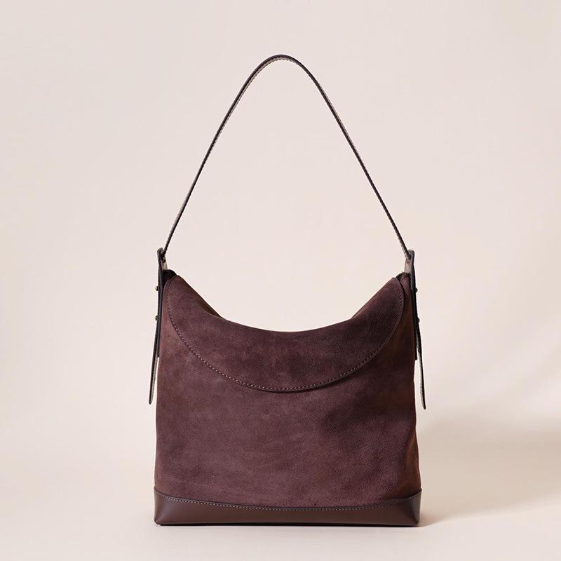 Spring and Summer Women's Bag, Large-capacity Single-shoulder Bag, Women's Retro Commuting Single-shoulder Bag, Matte Crossbody Tote Bag