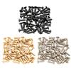 50pc Electric Guitars Pickguard Screws for Electric Guitar Bass Pickguard Fixation Suitable for Repair and Replacement