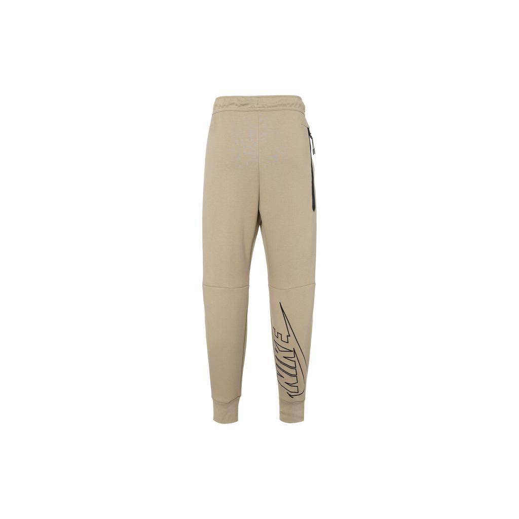 Nike Logo Embroidered Cuff Sweatpants Men Bottoms Khaki DX0582-247