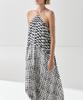 Masimodutti Flinted Flare Midi Dress