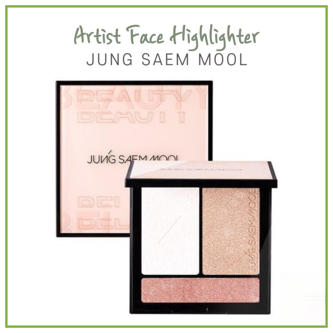 JUNG SAEM MOOL Artist Face Palette Highlighter | Presenting Hydrated Texture, Brightening, Smoothing Texture Face Palette