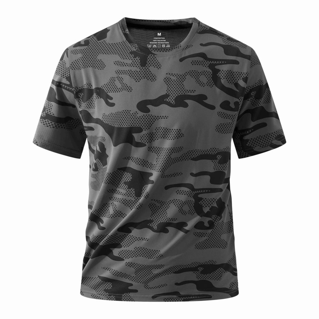 Summer Round Neck T-shirt Men's Loose Oversized Casual Sports Couple Top T-shirt