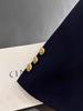 In Stock: Plus Size Women's Navy Blue Cotton-Padded Suit Jacket - 2023 Autumn/Winter Collection