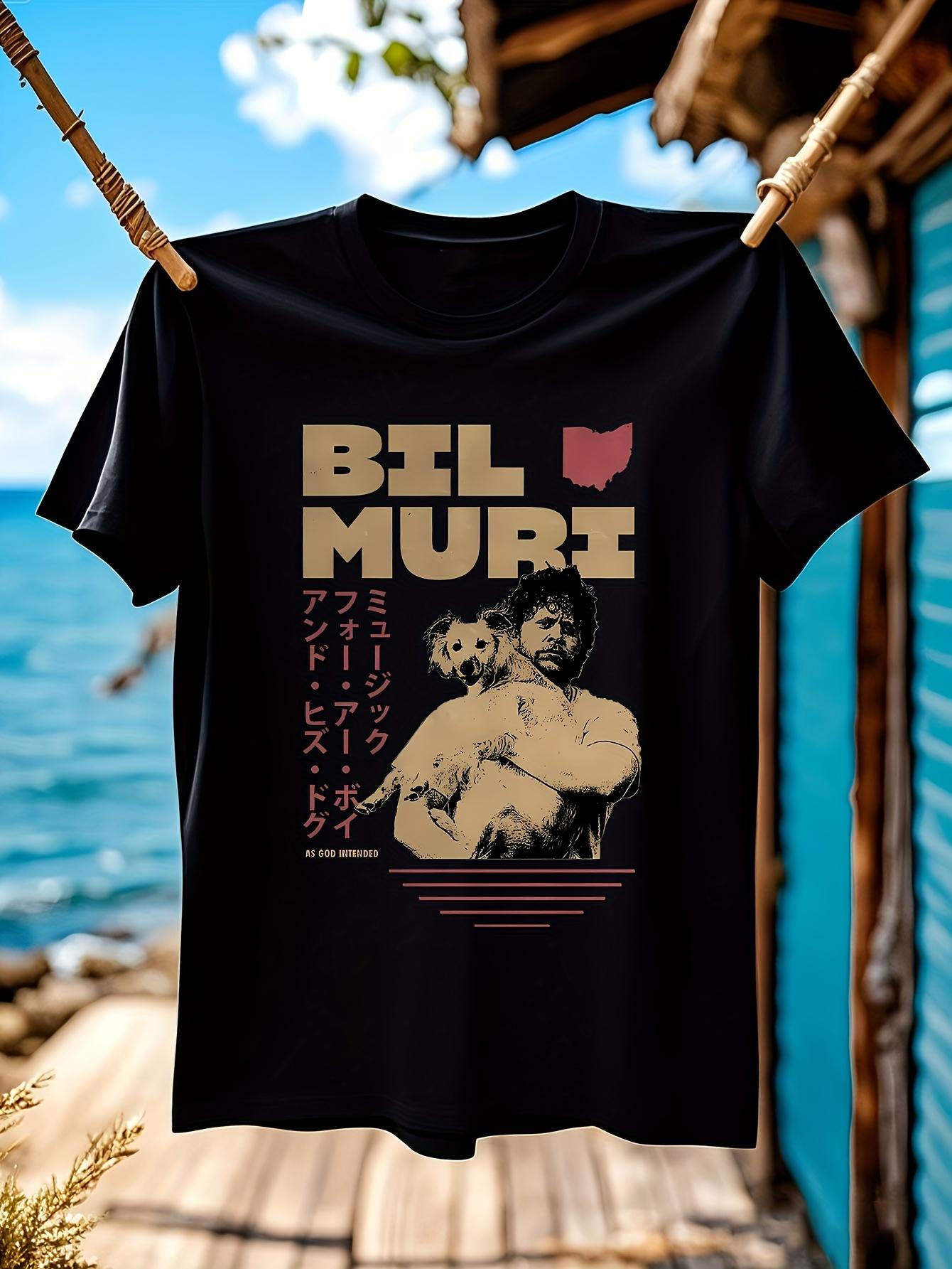 Bilmuri Oversized Tshirt - Hippie Graphic Tee with Bil Mu... M