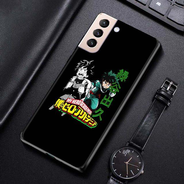 Phone Case For Samsung S21 S20 Ultra S10 Plus Lite S21 S20 Fe 5g Galaxy S10e S9 S8 S7 Edge Silicone Shell My Hero Academia