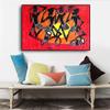 Abstract African American Portrait Canvas Paintings Black Women Poster Print Wall Art Picture for Living Room Wall Decor Cuadros