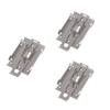 3 Pcs Single Phase SSR 35mm DIN Fixed Clip Clamp for w./
