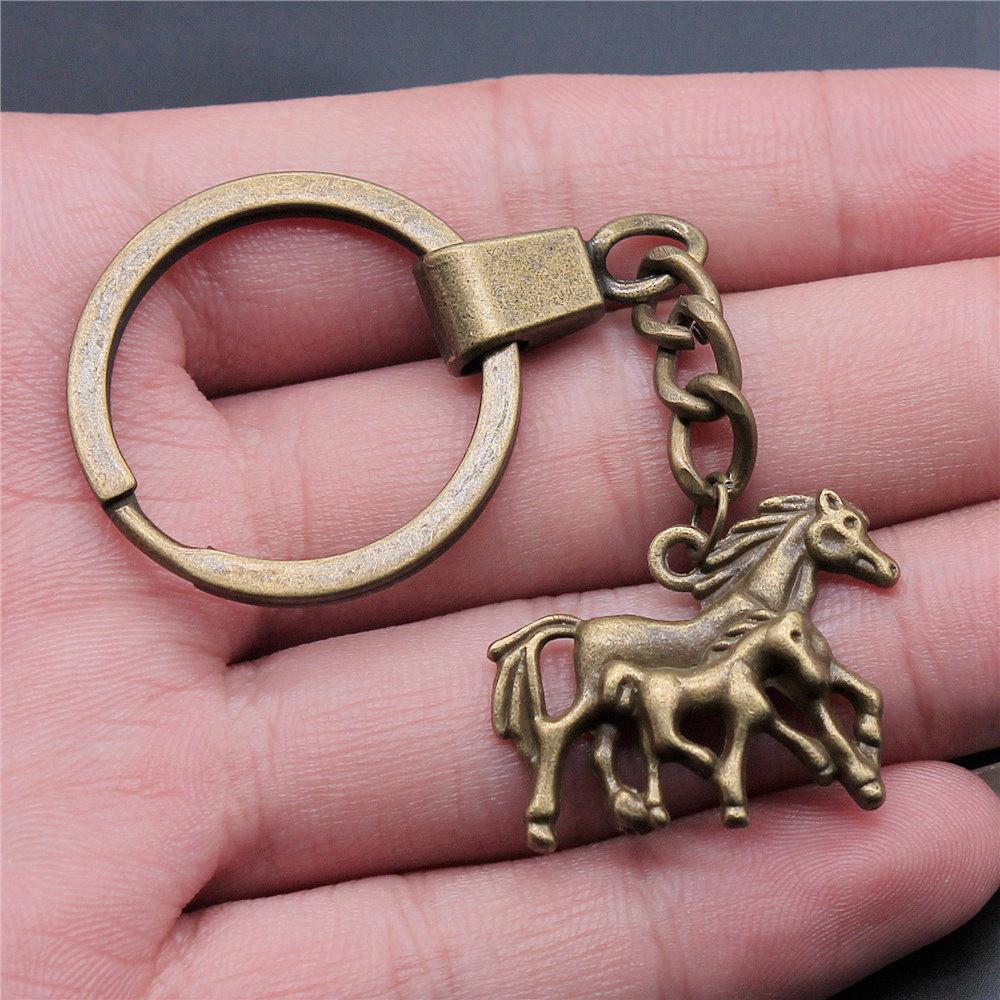 Elephant And Horse Keychains Male Jewellery Mother's Day Aesthetic Crafts