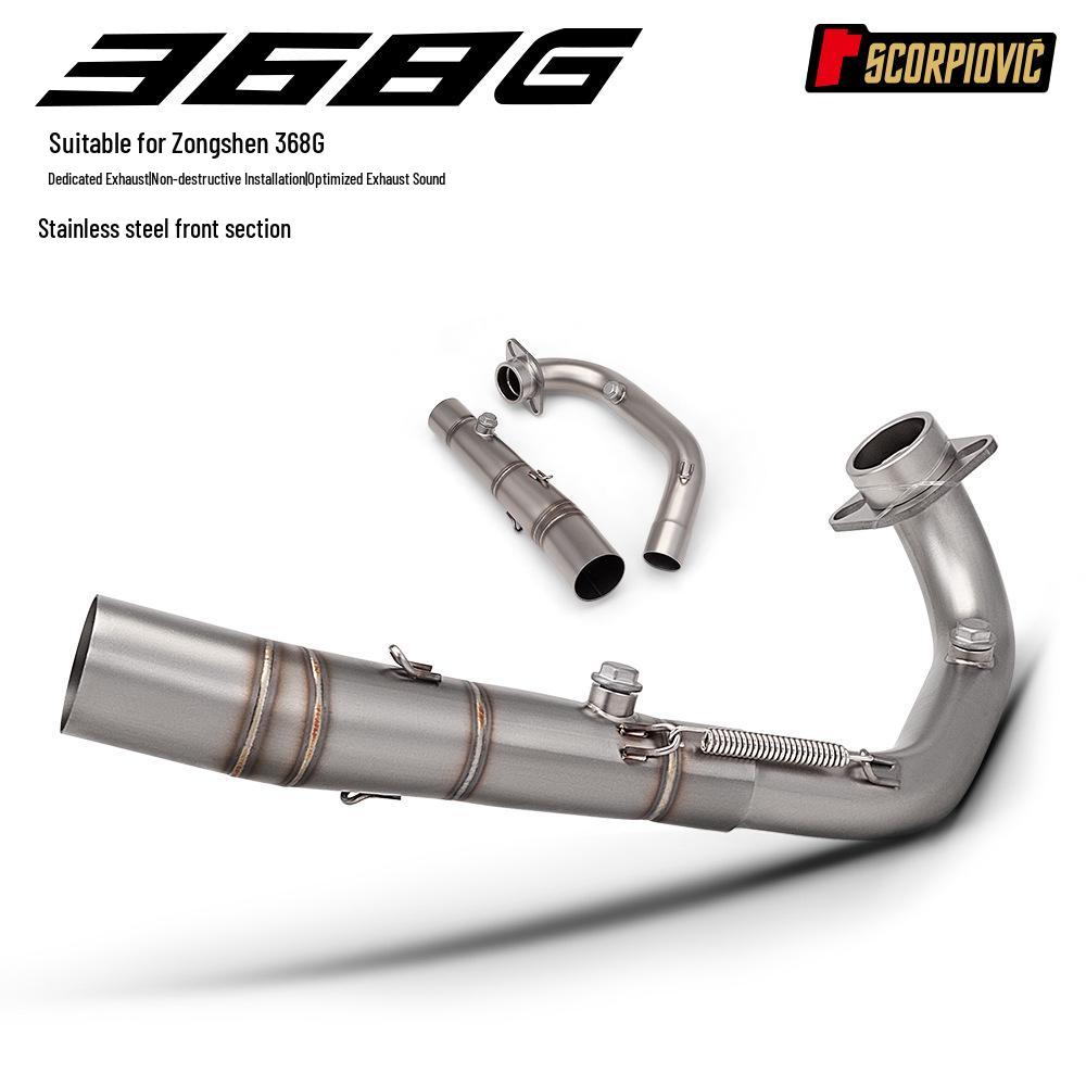 Stainless Steel Exhaust Muffler for Zongshen 368G Modification
