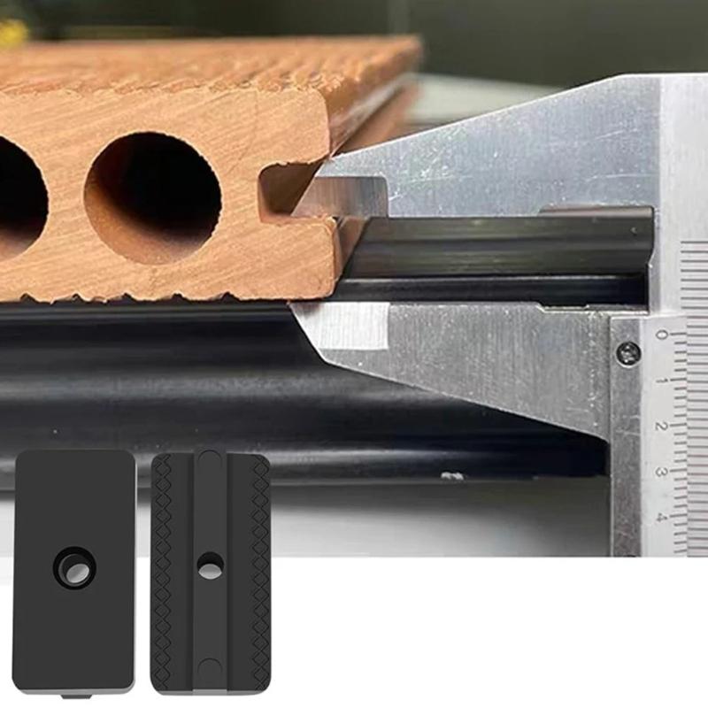 Pack of 100 Plastic Deck Fasteners Strong Composite Flooring Clips Simple Installation for Outdoor Decking Installation