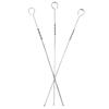 10x Steel Skewers Steel Skewers for Grilling Skewers 38.5