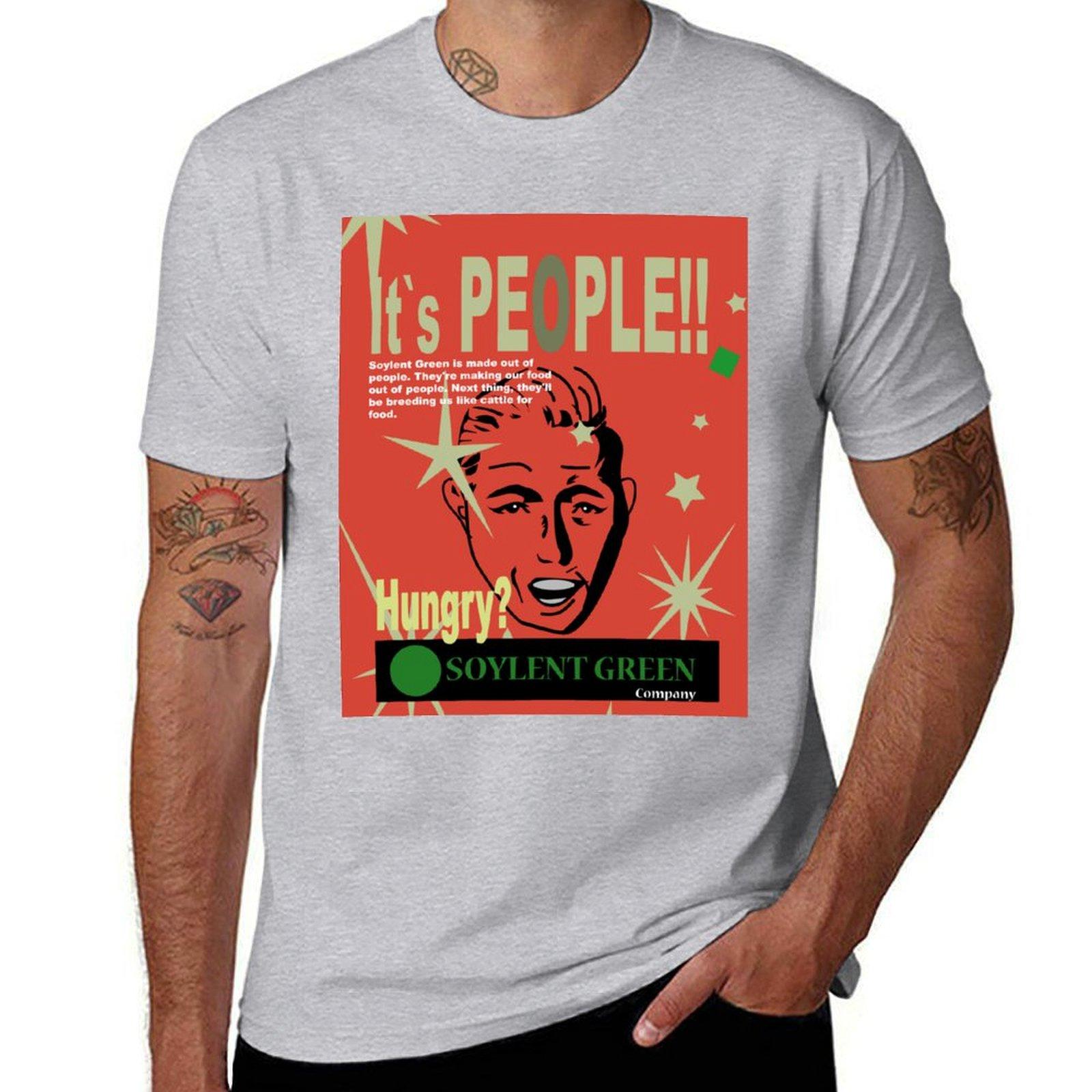 

Its People Soylent Green Tshirt heavyweights anime clothes Blouse funny t shirts for men S