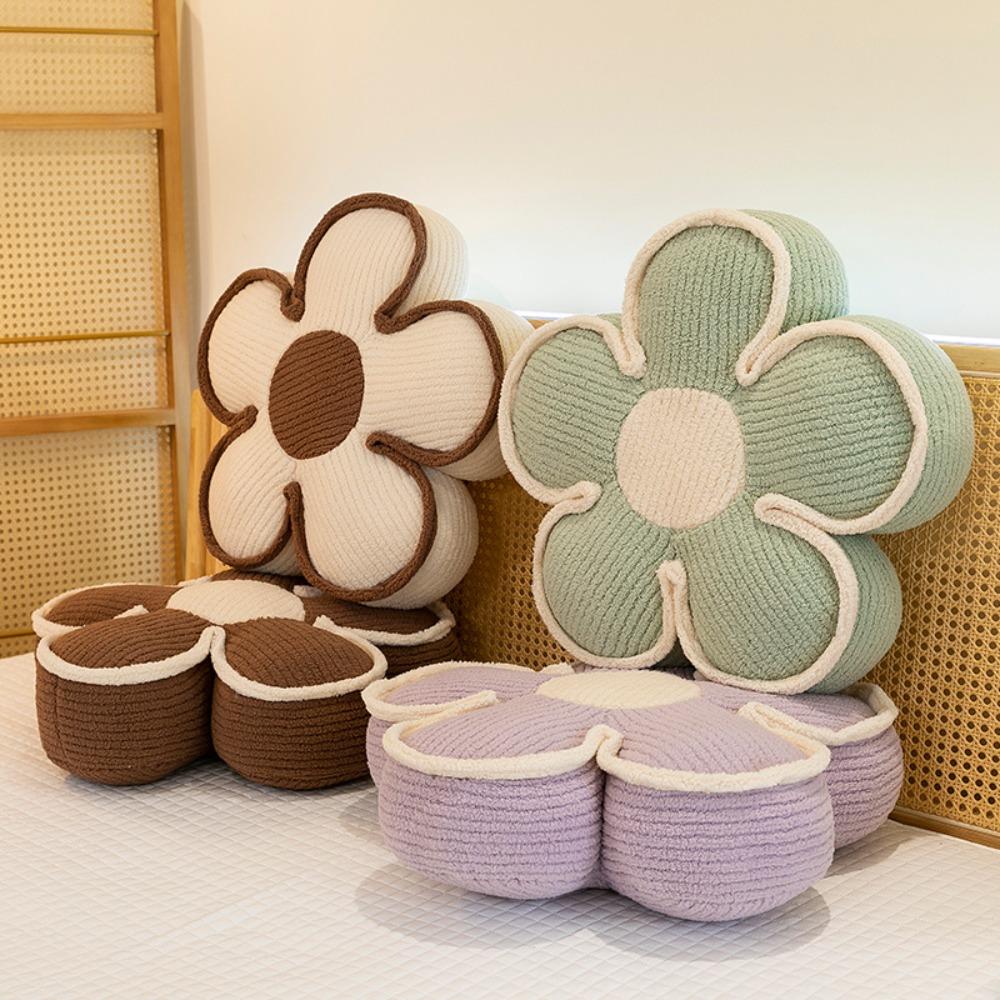 Plush Flower Pillow Soft Sofa Decor Cushion Multifunctional Chair Cushion  Bedroom