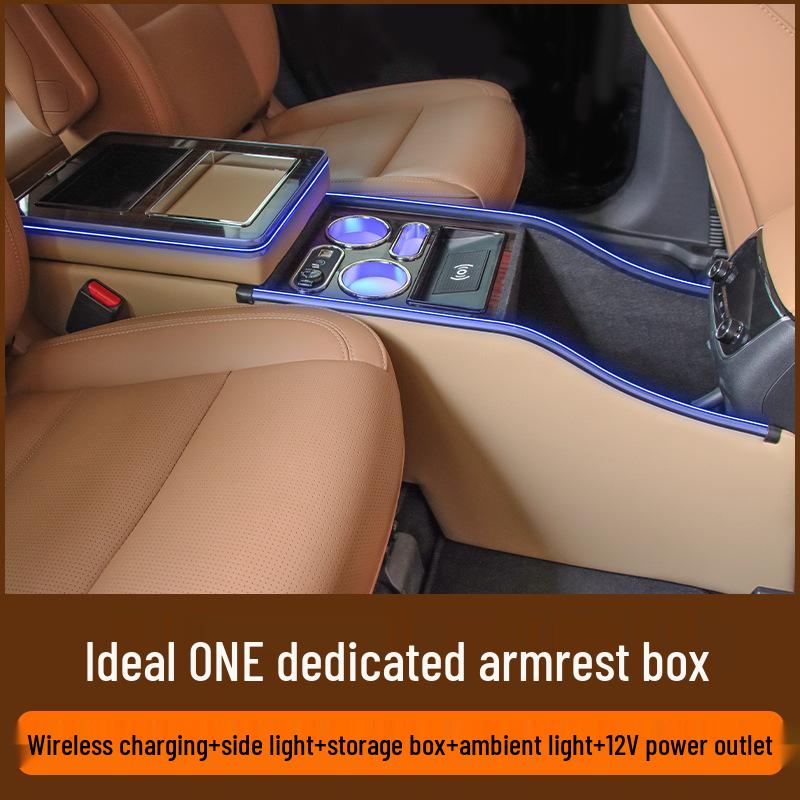 Ideal ONE Rear Armrest Box Center Console Storage Modification