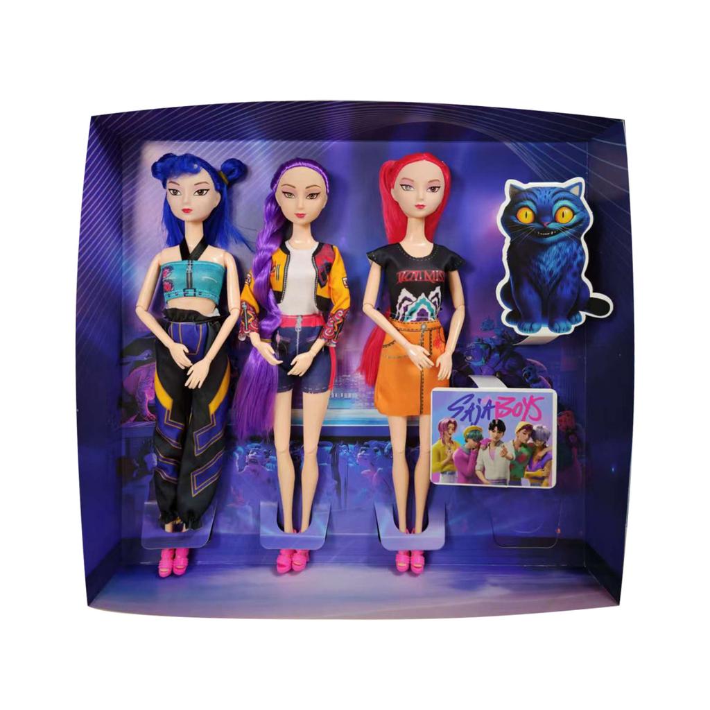 Fashionable Plastic Doll Figures Collection With Unique Stylish Outfits And Colorful Hairstyles Perfect Gift For Kids To And Creat