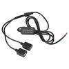 DC DC 12V auf 5V 3A Doppel-USB-Wandler Spannungsabsenkungsregler für Auto GPS Smartphone