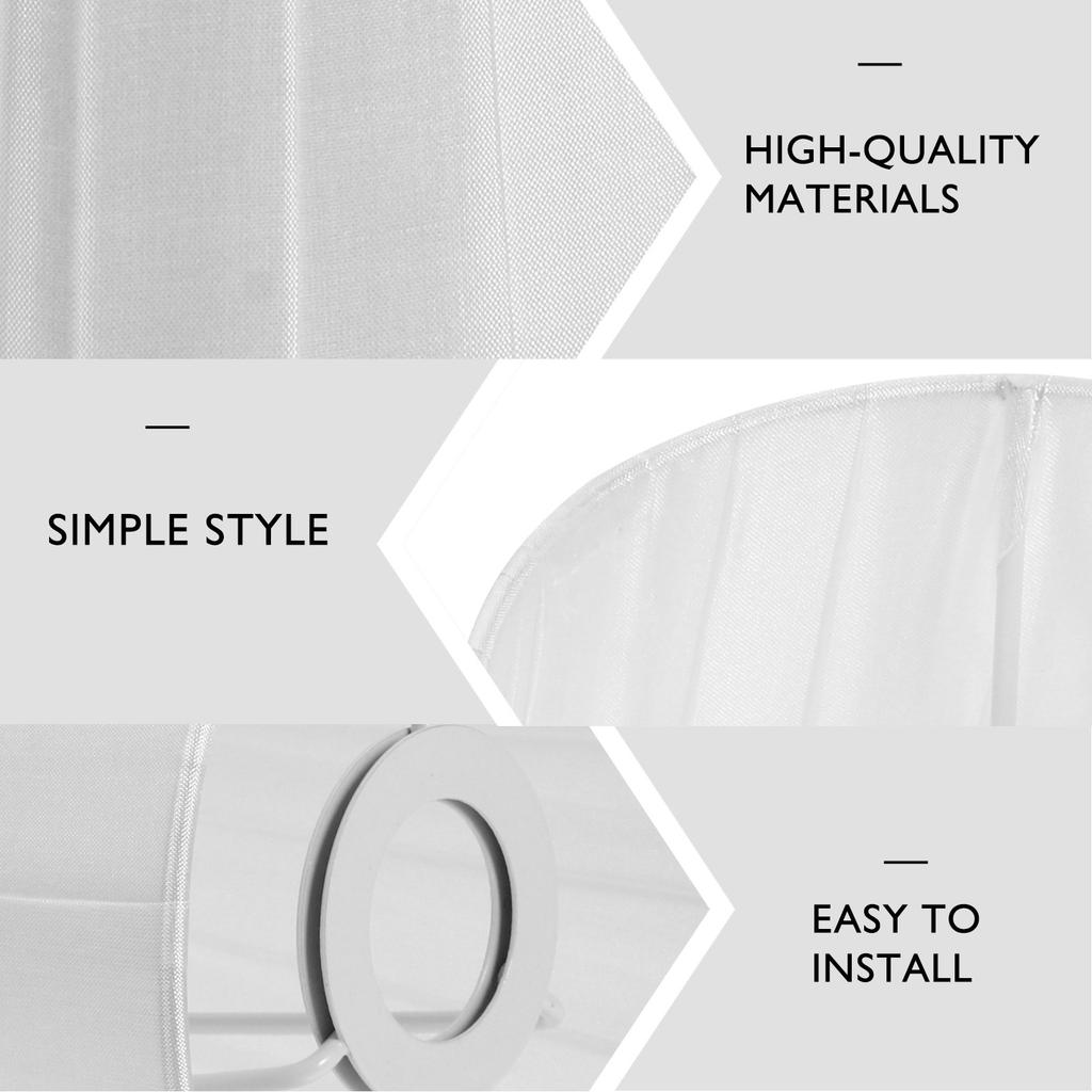 1Pcs Creative Light Shade Cloth Craft Lampshade Elegant Style Indoor Lamp Cover Decorative Table Lamp Shade Warm Room Lighting