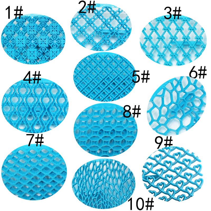 Folk Art Flower & Bark Embossing Mold for Cake & Cookie Fondant