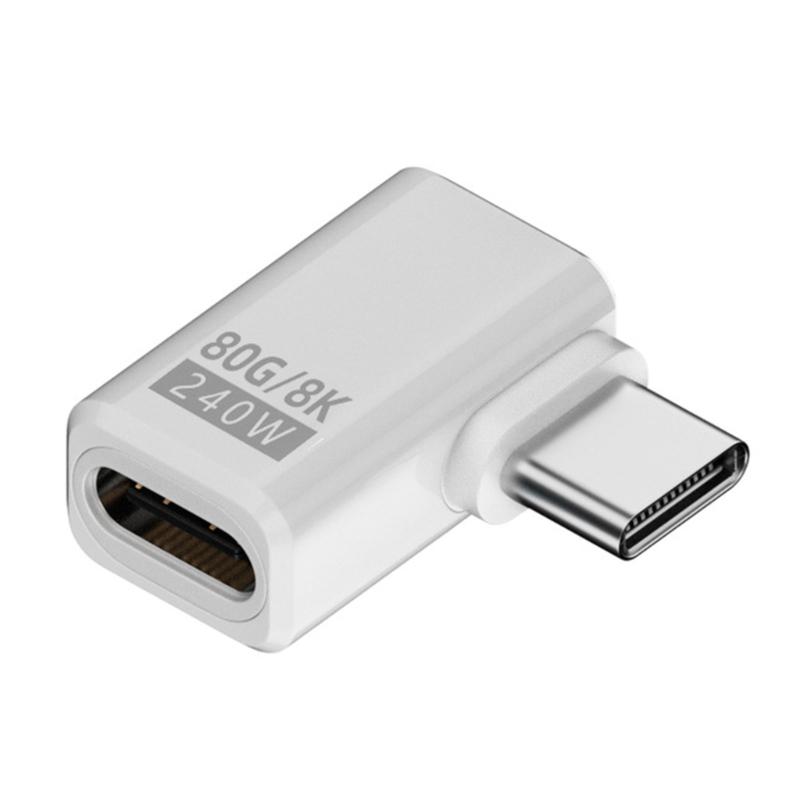 USB C Adapter 240W 80Gbps 8K@60Hz for Thunderbolt4/5 and Phone 16 15 with Fast Charging Display