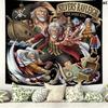 One Piece Poster Wall Tapestry Aesthetic Wall Hanging Printed Fabric Blanket Decorative Tapestries For Bedroom Living Room Home Decor