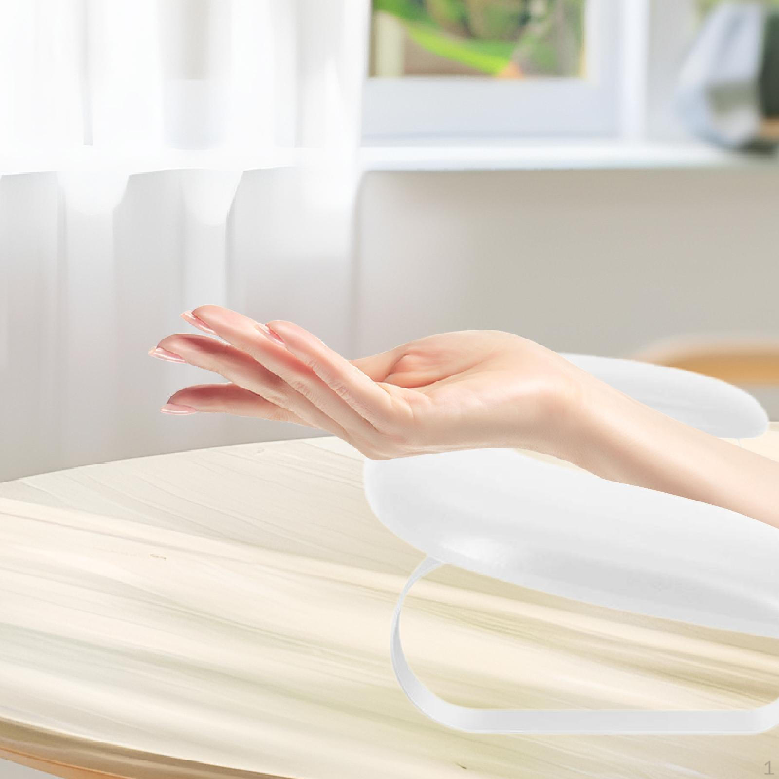 

Подушка для маникюра и дизайна ногтей, подставка для рук, портативная, экономящая место, удобная белый