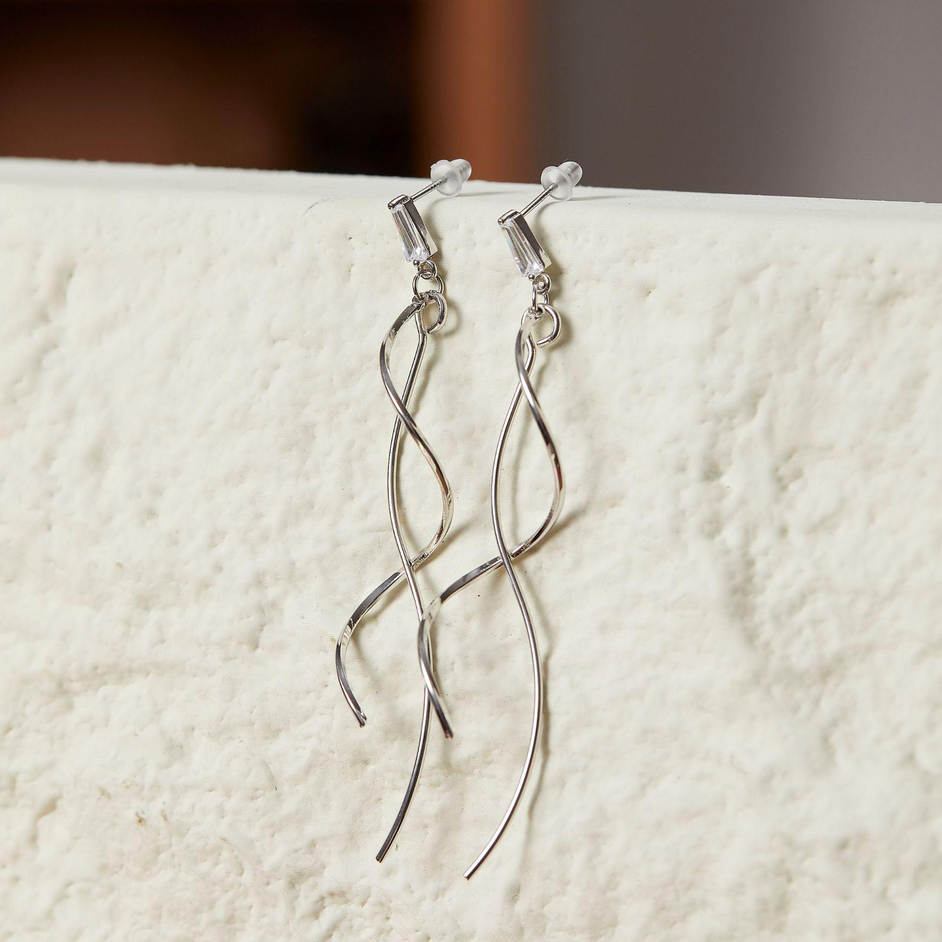 

Длинные кисточки с москитной сеткой для ушей, без пирсинга, женские новые серьги