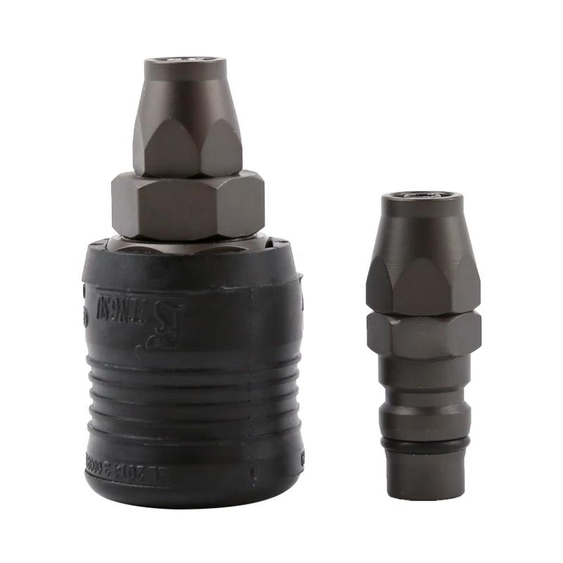 Noshure 20SH Black Steel Air Quick Coupler CN Plug (adapter Included)