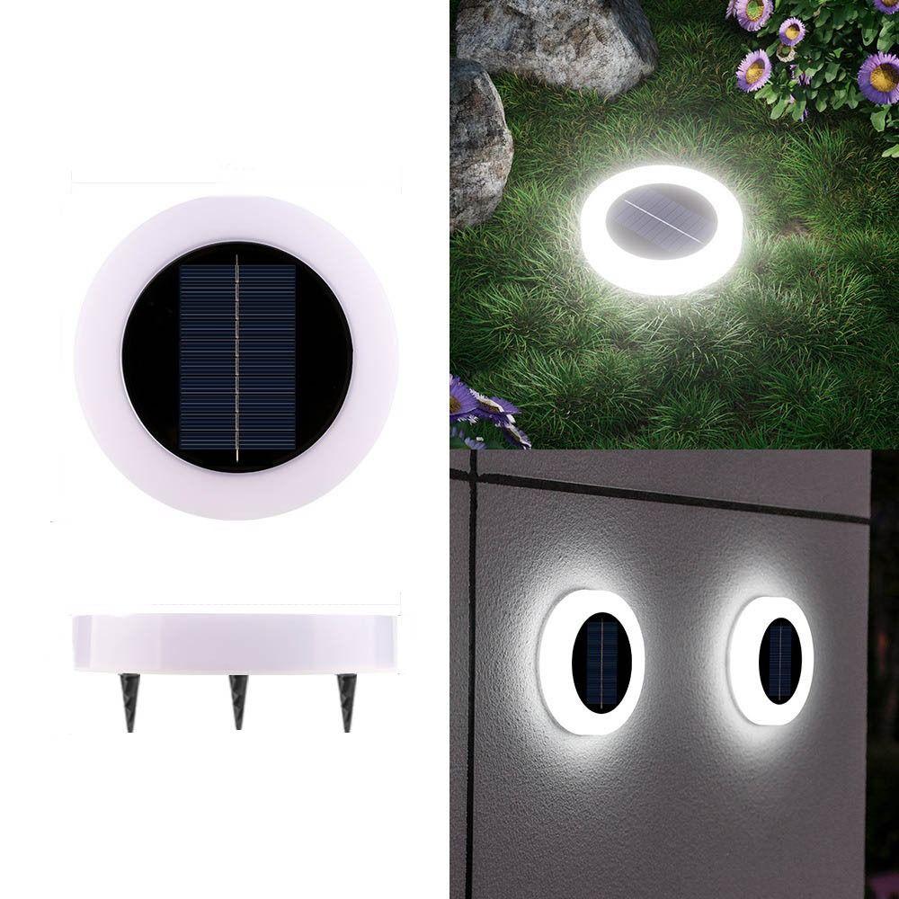 2PCS Waterproof Solar Garden Lawn  Lights Dual-purpose Wall Lamp  Decoration Lighting